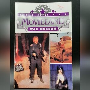 Vintage Travel Booklet Movieland Wax Museum Buena Park California 1980's